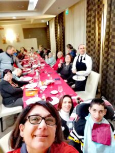 Una cena con gli amici della comunità Edelweiss di Messina