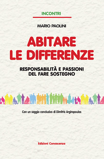 Copertina di "Abitare le differenze" di Mario Paolini (Edizioni Conoscenze, 2024)